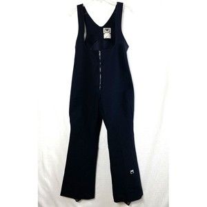Obermeyer Wool Ski Snow Jumpsuit Womens Zip Up Soft-Shell Overalls Pants Size 12